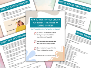 Printable Guide: Talk To Your Child About Their Eating Disorder - More ...