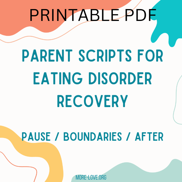 Parent Support for Eating Disorder Recovery