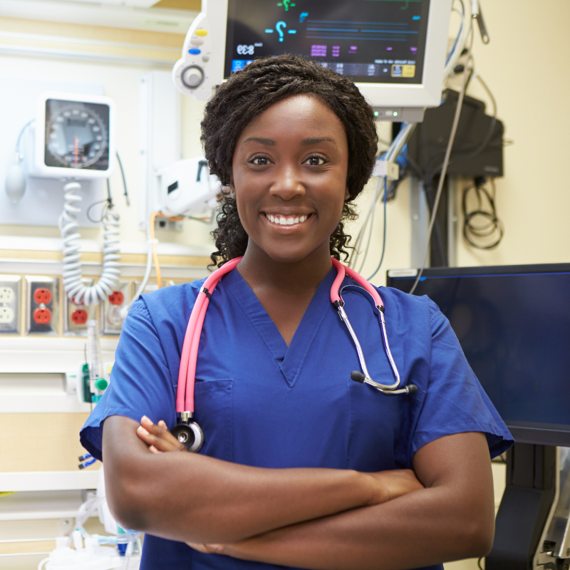 doctor looking happy to see patient after they requested not to be weighed